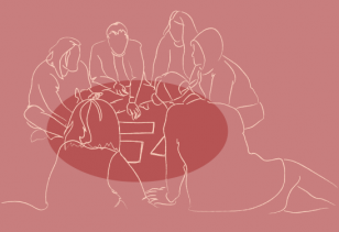 Banner contendo 6 pessoas