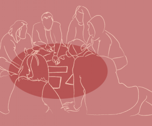 Banner contendo 6 pessoas